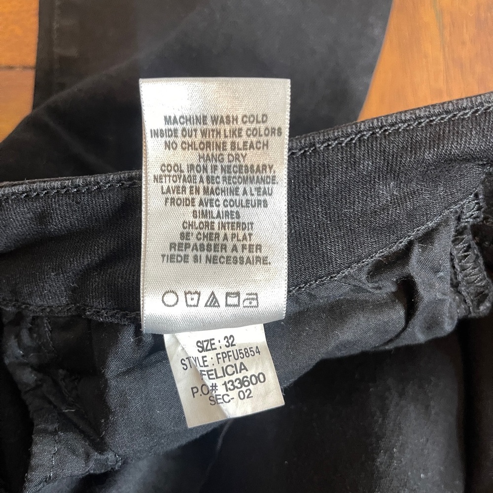 Joe's Visionaire Felicia Black Skinny Jeans Size 32 - Picture 5 of 5